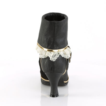 Funtasma Botas de mujer MATEY-115 BLK Microfibra de PU angustiada