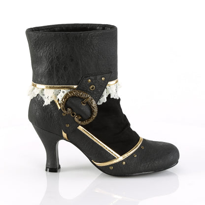 Funtasma Botas de mujer MATEY-115 BLK Microfibra de PU angustiada