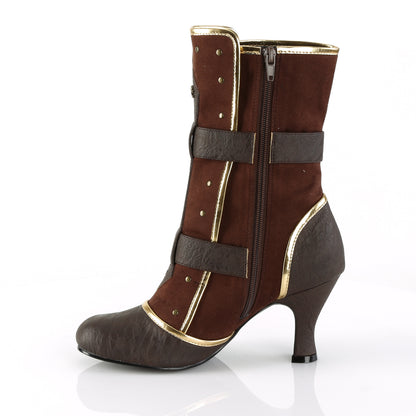 Funtasma Botas de mujer MATEY-205 Microfibra de PU angustiada marrón