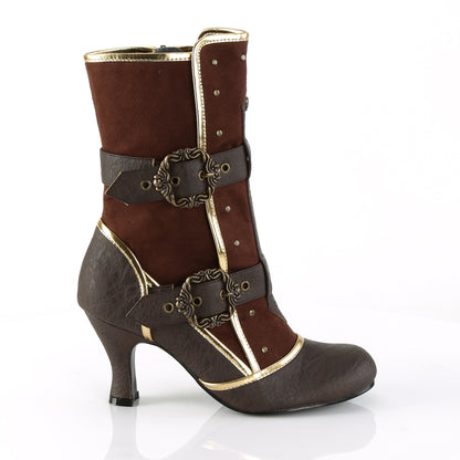 Funtasma Botas de mujer MATEY-205 Microfibra de PU angustiada marrón