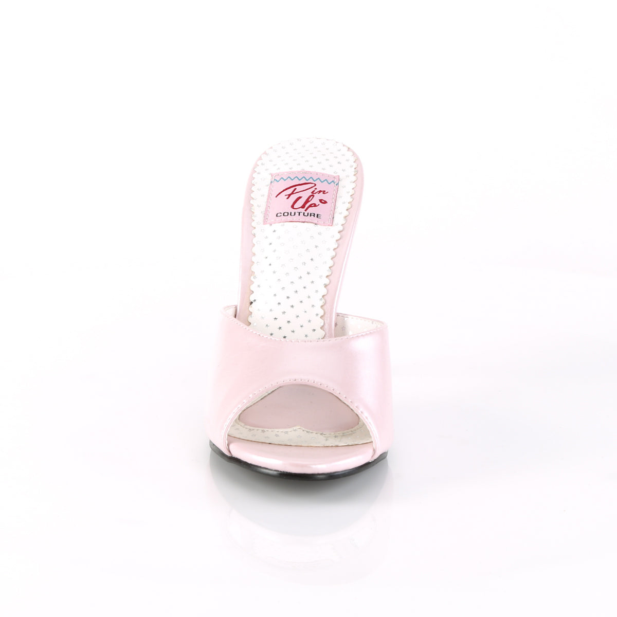 Pin Up Couture Bombas para mujer MONROE-05 Pink Faux Cuero