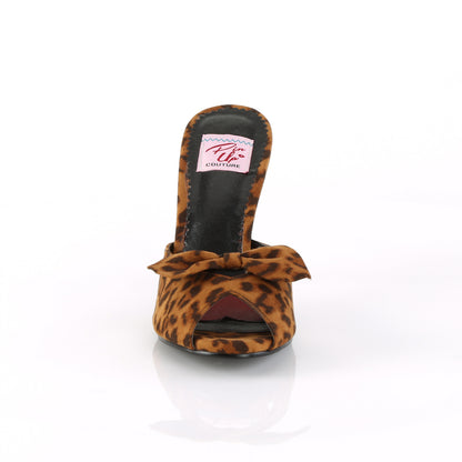 Pin Up Couture Bombas para mujer MONROE-08 tela de impresión leopardo