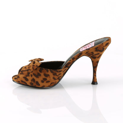 Pin Up Couture Bombas para mujer MONROE-08 tela de impresión leopardo