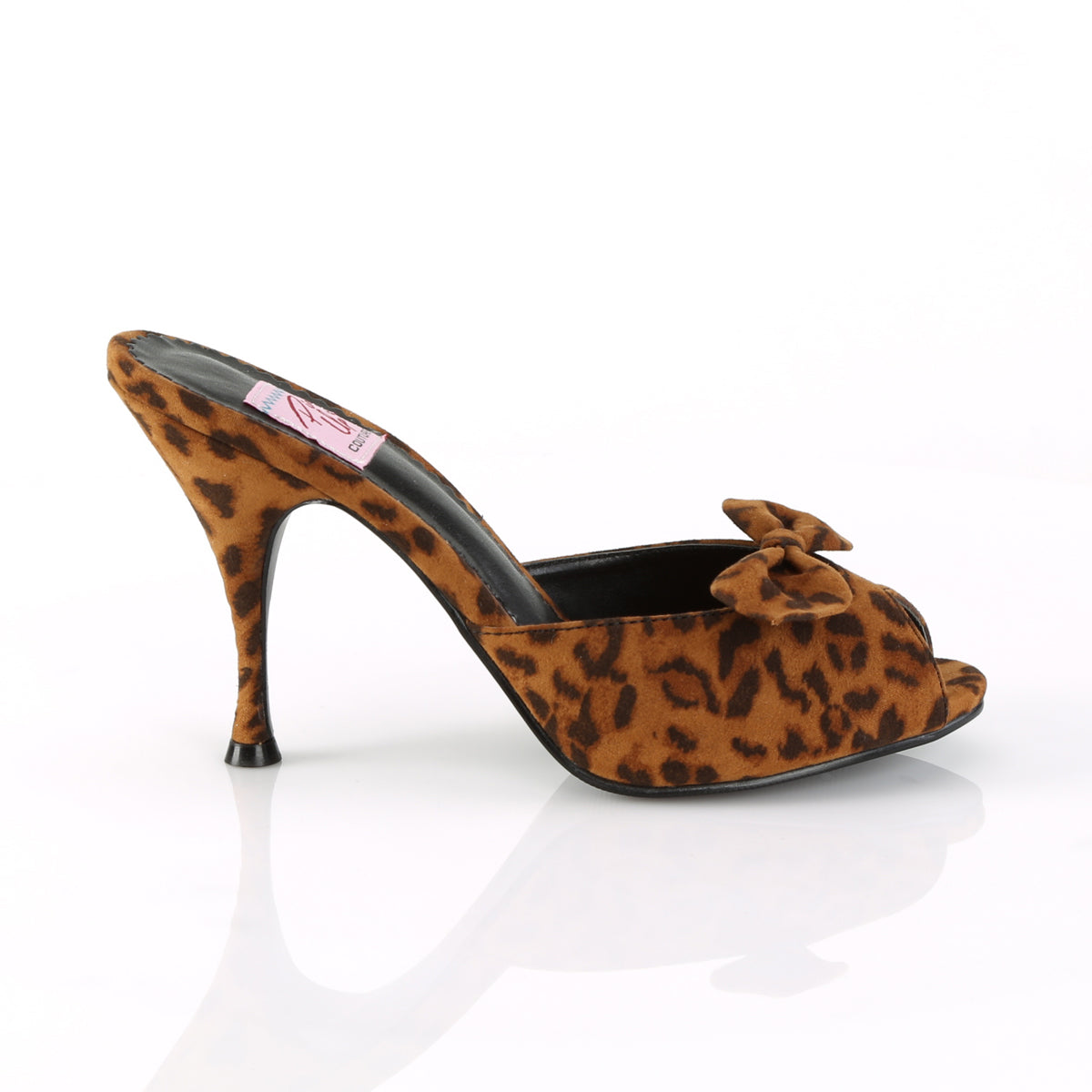 Pin Up Couture Bombas para mujer MONROE-08 tela de impresión leopardo