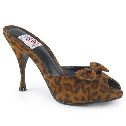 Pin Up Couture Bombas para mujer MONROE-08 tela de impresión leopardo