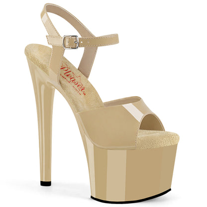 Pleaser   PASSION-709 crema de crema/crema