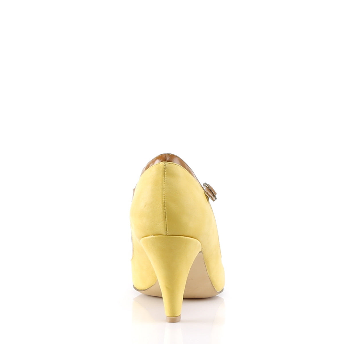 Pin Up Couture Bombas para mujer PEACH-03 Cuero Multi Faux Amarillo