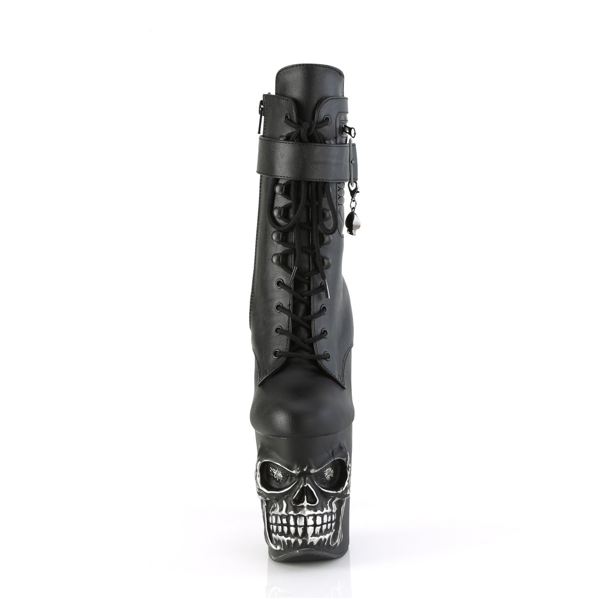Pleaser  Botines RAPTURE-10202020STR-LT BLK Faux Leather/BLK Matte-Ruber SLV