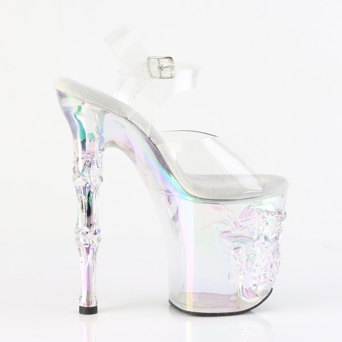 Pleaser Women's Platform Shoes RAPTURE-808HT Clr/Holo Tinted