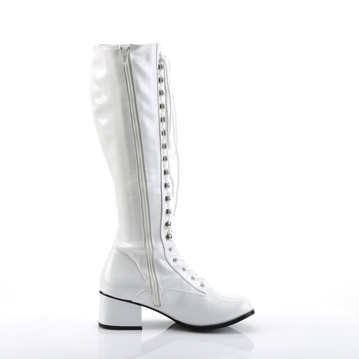 Funtasma Botas de mujer Retro-302 Wht Str Pat