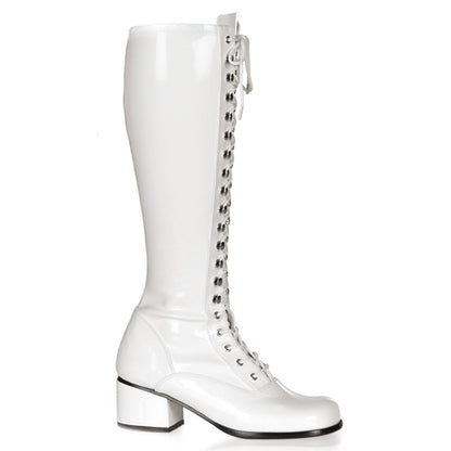 Funtasma Botas de mujer Retro-302 Wht Str Pat