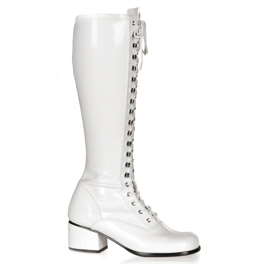 Funtasma Botas de mujer Retro-302 Wht Str Pat