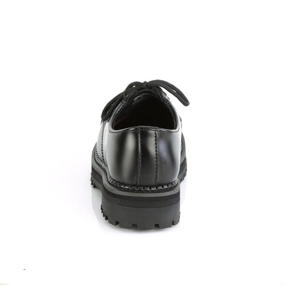 DemoniaCult Mens Boots RIOT-03 Blk Leather