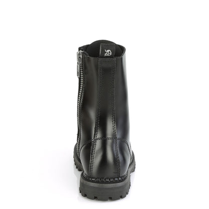DemoniaCult Mens Boots RIOT-10 Blk Leather