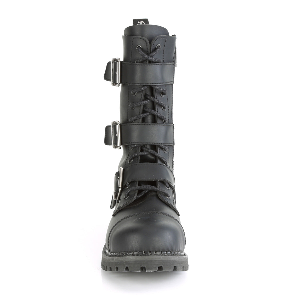 DemoniaCult Botas para hombre RIOT-12BK BLK LOOO VEGANO