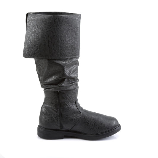 Funtasma Botas para hombre ROBINHOOD-100 BLK PU angustiada