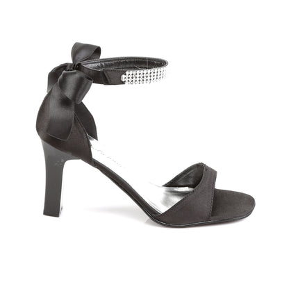 Pleaser Pink Label Bombas para mujer ROMANCE-372 BLK SATIN