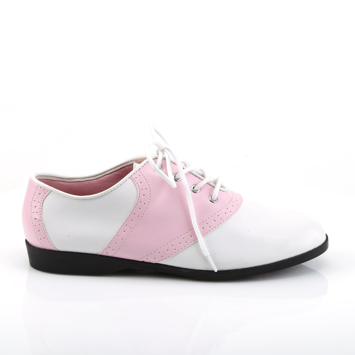 Funtasma Bombas para mujer Saddle-50 b.Pink-Wht PU