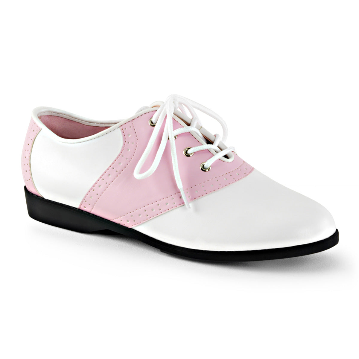 Funtasma Bombas para mujer Saddle-50 b.Pink-Wht PU