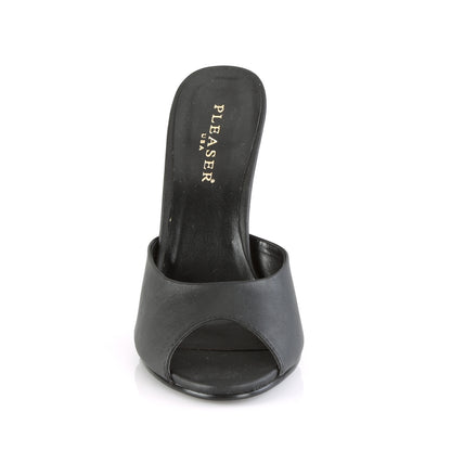 Pleaser Bombas para mujer SEDUCE-101 Blk Faux Cuero