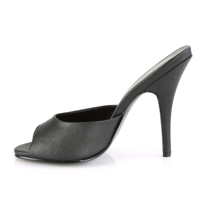 Pleaser Bombas para mujer SEDUCE-101 Blk Faux Cuero