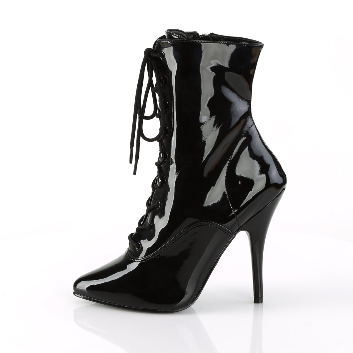 Pleaser Botas de tobillo para mujer SEDUCE-1020 BLK PAT