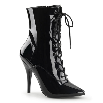 Pleaser Botas de tobillo para mujer SEDUCE-1020 BLK PAT
