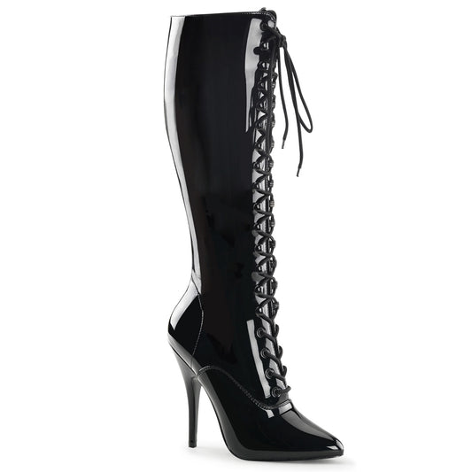 Pleaser Womens Boots SEDUCE-2020 Blk Pat