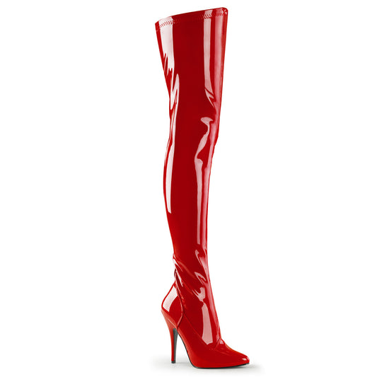 Pleaser Botas de mujer SEDUCE-3000 Red Str Pat