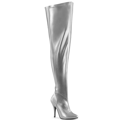 Pleaser   SEDUCE-3000WC SLV STR metalic PU