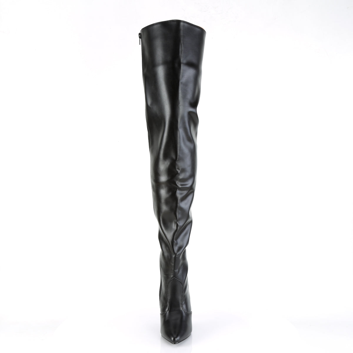 Pleaser Botas de mujer SEDUCE-3010 Blk Faux Cuero
