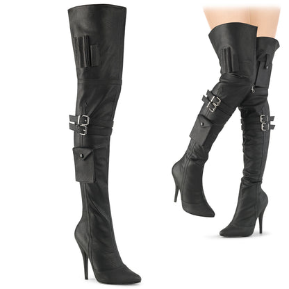 Pleaser  Botas SEDUCE-3019 BLK Faux Leather