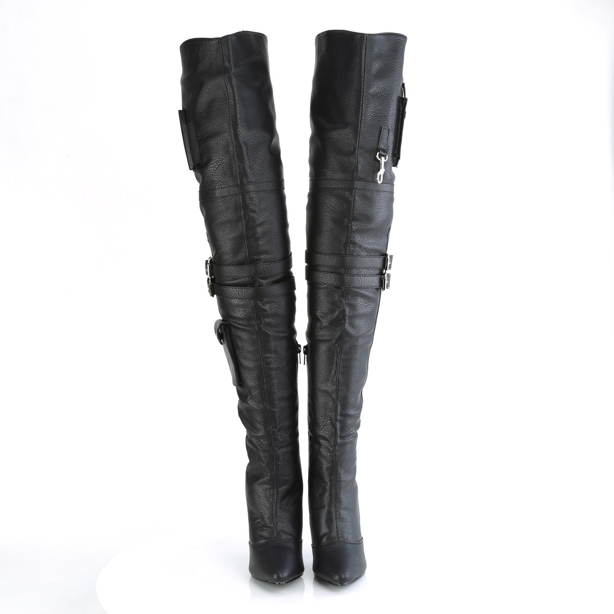 Pleaser  Botas SEDUCE-3019 BLK Faux Leather