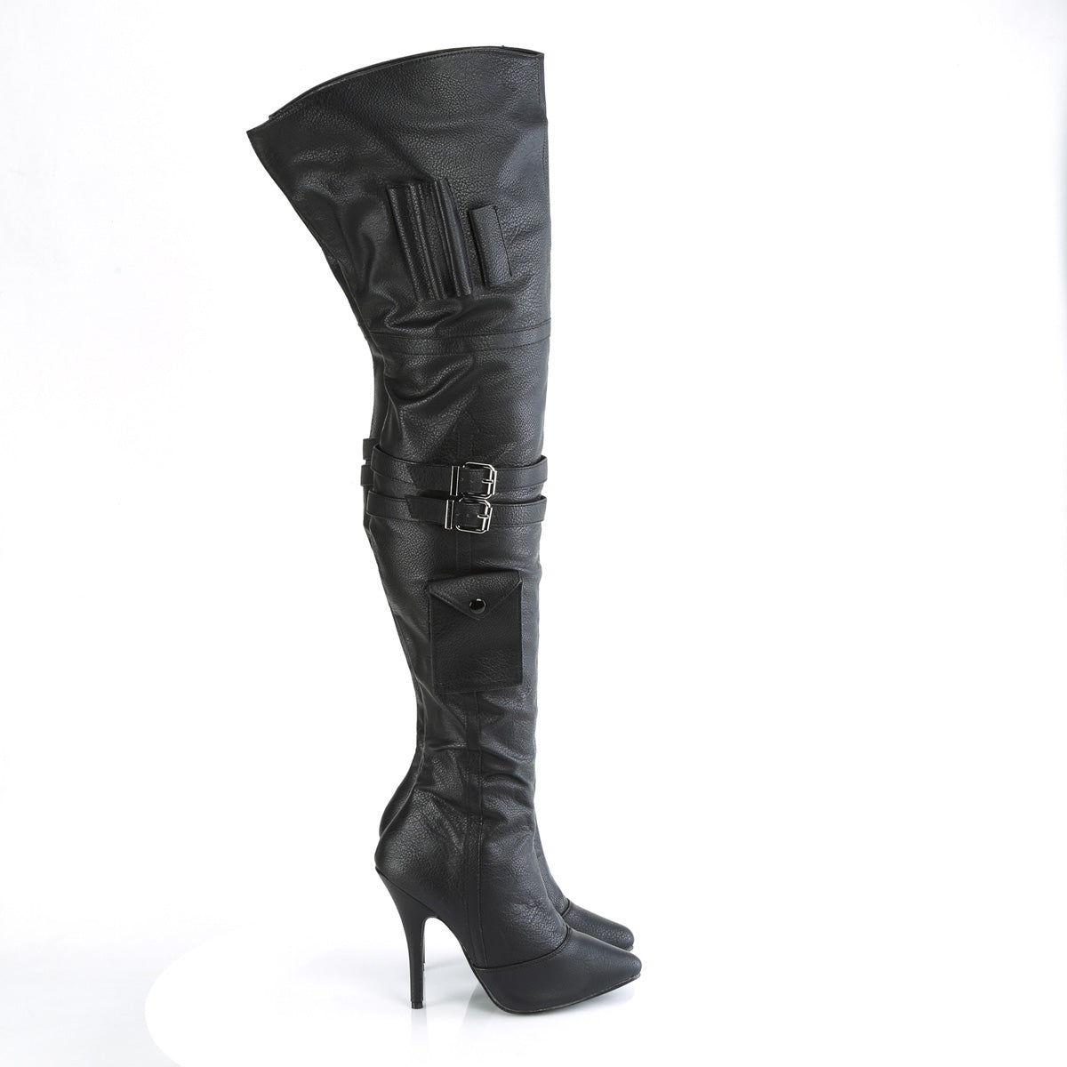 Pleaser  Botas SEDUCE-3019 BLK Faux Leather