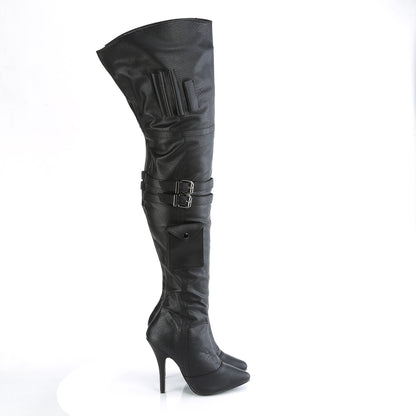 Pleaser  Botas SEDUCE-3019 BLK Faux Leather