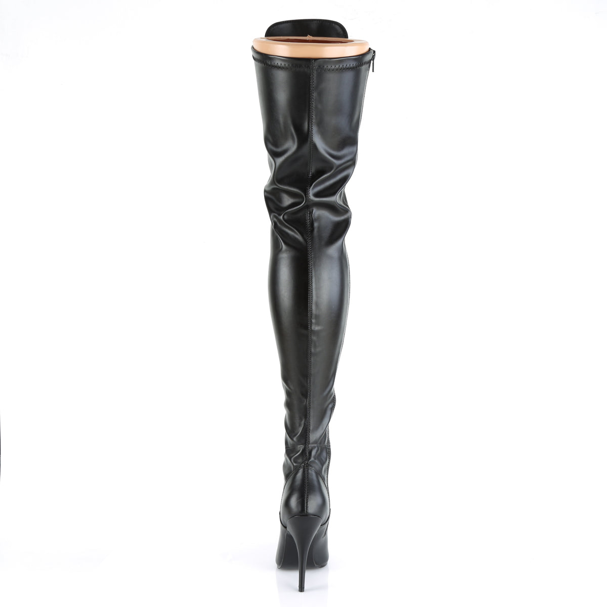 Pleaser Womens Boots SEDUCE-3024 Blk Str Faux Leather