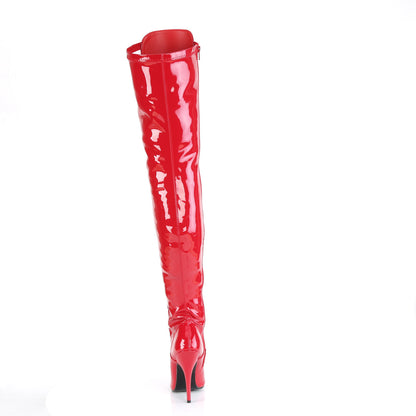 Pleaser Botas de mujer SEDUCE-3024 Red Pat