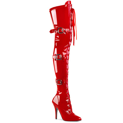 Pleaser Botas de mujer SEDUCE-3028 Red Str Pat