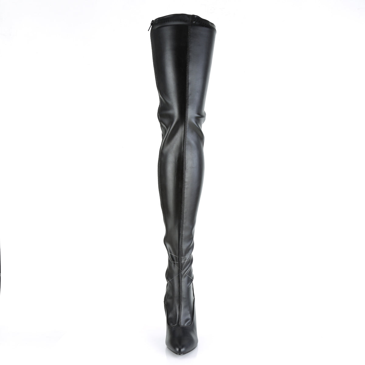 Pleaser Womens Boots SEDUCE-3063 Blk Str Faux Leather