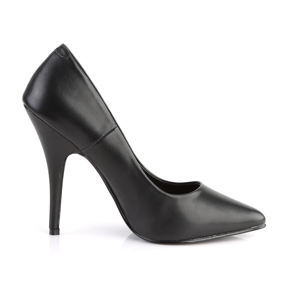 Pleaser Womens Pumps SEDUCE-420 Blk Faux Leather