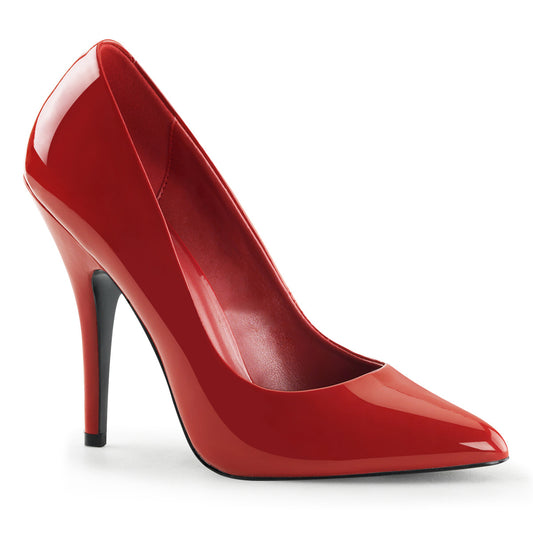 Pleaser Womens Pumps SEDUCE-420 Red Pat