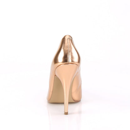 Pleaser Womens Pumps SEDUCE-420 Rose Gold Metallic Pu