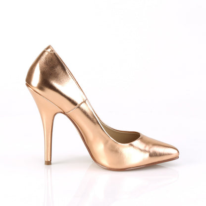 Pleaser Womens Pumps SEDUCE-420 Rose Gold Metallic Pu