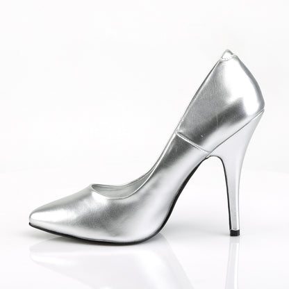 Pleaser Womens Pumps SEDUCE-420 Slv Faux Leather