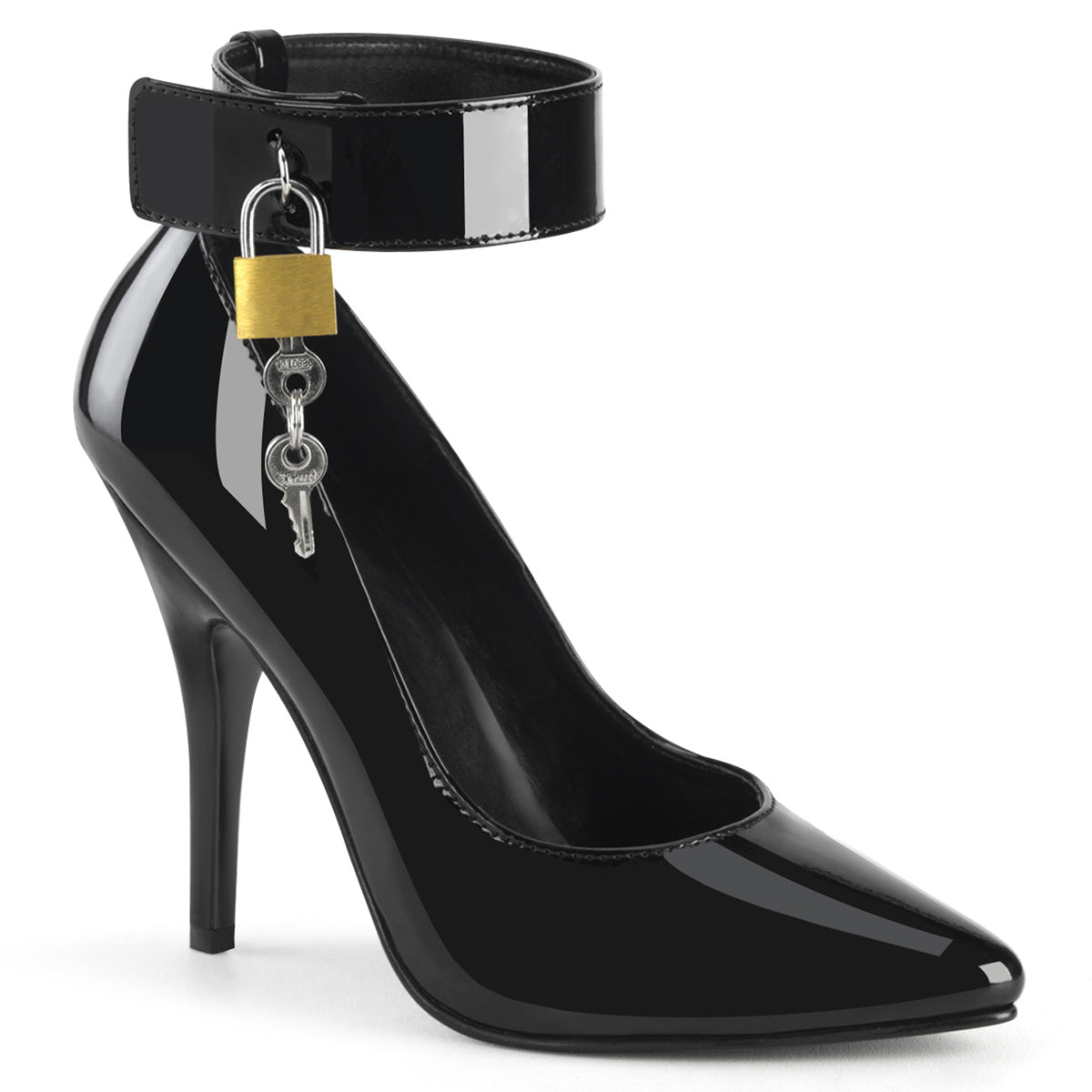 Pleaser  Zapatillas SEDUCE-432 Blk Pat