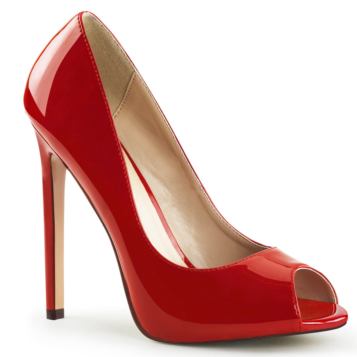 Pleaser Bombas para mujer SEXY-42 Red Pat