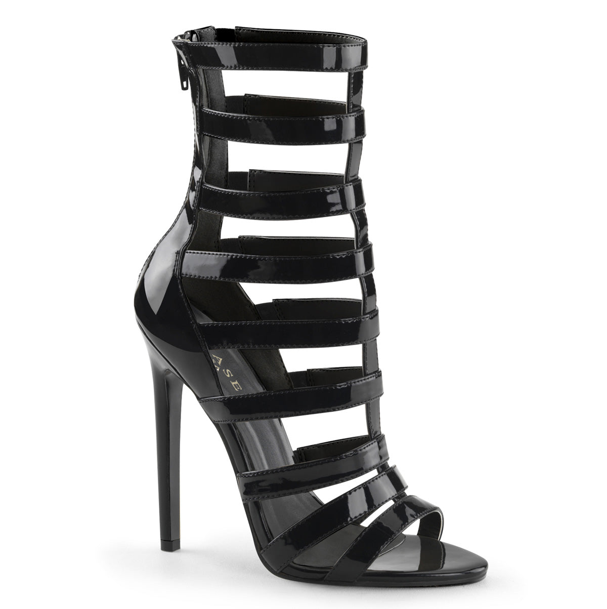 Pleaser Womens Ankle Boots SEXY-52 Blk Pat