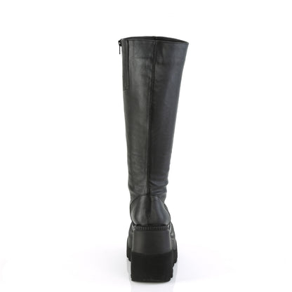 DemoniaCult  Botas SHAKER-100WC BLK cuero vegano