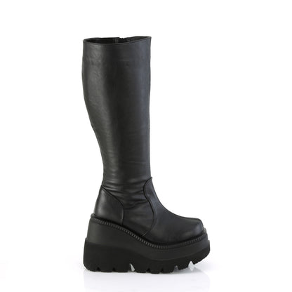 DemoniaCult  Botas SHAKER-100WC BLK cuero vegano