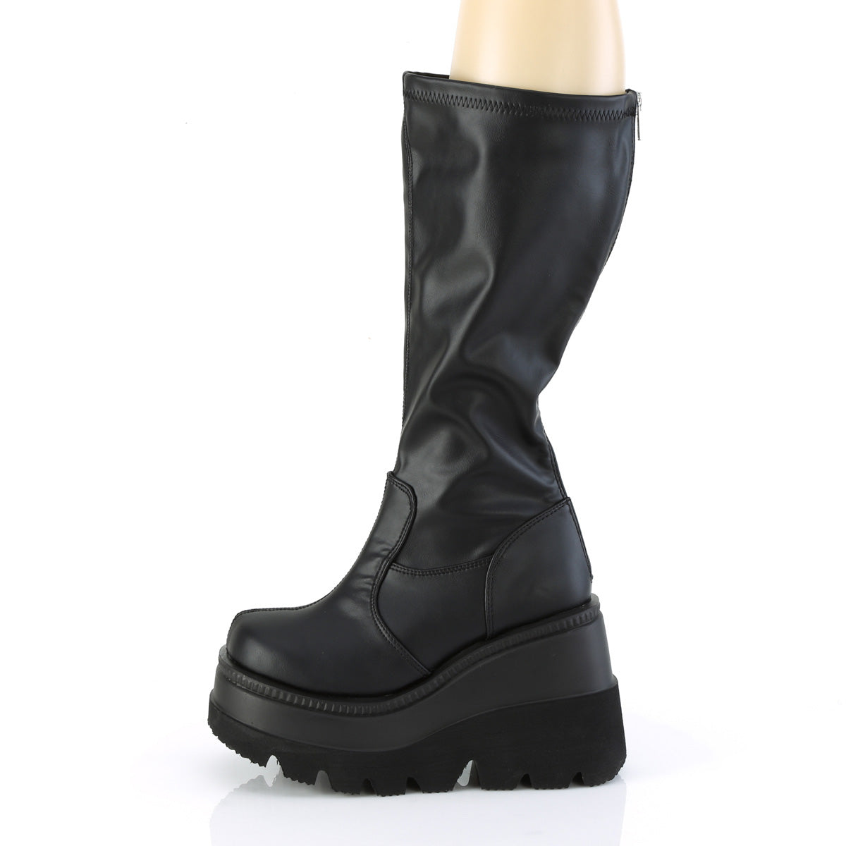 DemoniaCult  Boots SHAKER-65WC Blk Str Vegan Leather